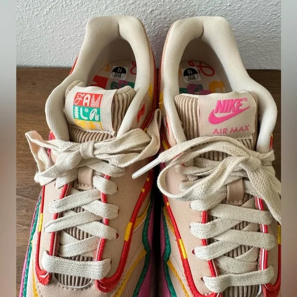 NWB Nike Air Max 1 Familia Sneakers Hemp/Pinksicle Men's US 10/Women's US 11.5 - Picture 3 of 12